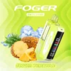 Frozen pineapple pro kit by Foger showing the prefilled pod clicked into the 850mAh magnetic power bank dock