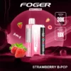 Strawberry b pop kit with the prefilled pod clicked into the reusable 850mAh power bank dock