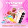 Strawberry Cotton Candy Kit by Foger with the prefilled 19mL pod clicked into the 850mAh Switch Pro power bank