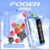 Triple berry punch kit with prefilled berry pod clicked onto the reusable power bank dock