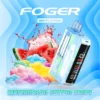 Watermelon cotton candy kit — Foger Switch Pro pod clicked into the reusable 850mAh power bank dock