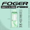 Dragon Melon Foger Switch Pro 30K disposable vape pod – 30,000 puffs, 1.0Ω dual-mesh coil