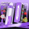 Kiwi dragon berry kit from Foger showing the prefilled pod seated in the Switch Pro power bank dock, clear tank visible
