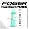 Meta Moon Foger Switch Pro 30K disposable vape pod – 30,000 puffs, 1.0Ω dual-mesh coil