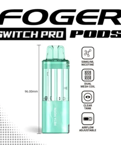 Meta Moon Foger Switch Pro 30K disposable vape pod – 30,000 puffs, 1.0Ω dual-mesh coil