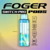 Orange dream refresher pod by Foger with a clear 19mL tank seated on the Switch Pro magnetic dock
