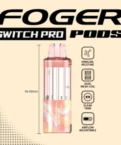 Strawnana Ice Cream – Foger Switch Pro Pod | 30K Puffs