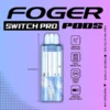 Triple berry punch pod for the Foger Switch Pro with a clear 19mL tank seated in the magnetic charging dock