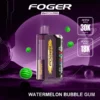 Watermelon bubble gum kit by Foger with the Switch Pro pod clicked into the included magnetic power bank dock